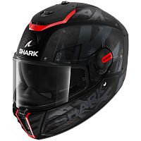 Шлем интеграл Shark SPARTAN RS STINGREY MAT Black/Antracite/Red