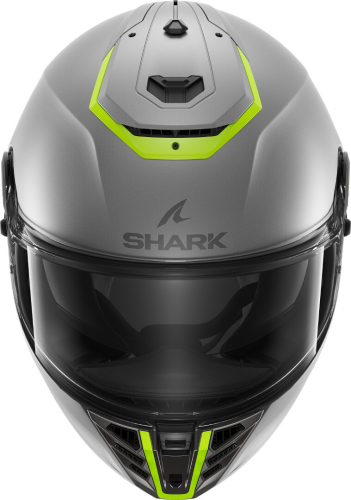 Шлем Shark SPARTAN RS BLANK MAT Silver/Yellow/Silver фото 2