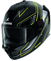 Шлем интеграл Shark SPARTAN GT PRO TORYAN MAT Black/Yellow/Anthracite