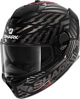 Шлем интеграл Shark SPARTAN GT E-BRAKE BCL. MICR. MAT Black/Grey/Red