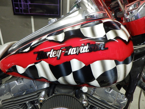 Мотоцикл HARLEY-DAVIDSON Electra Glide 2002, Красный фото 16