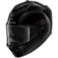 Шлем интеграл Shark SPARTAN GT PRO BLANK Black Glossy