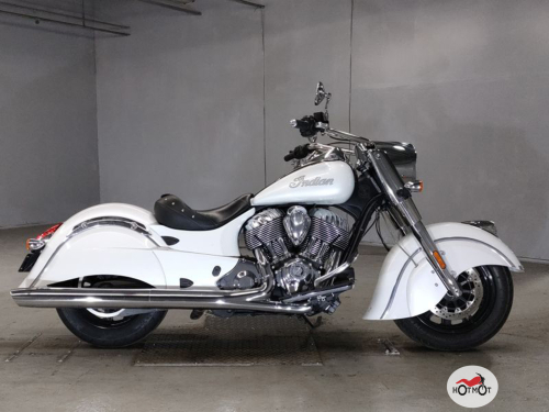 Мотоцикл Indian Chief 2016, Белый фото 2