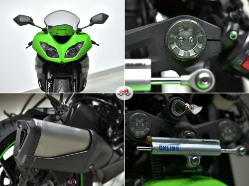 Мотоцикл KAWASAKI ZX-6 Ninja 2010, Зеленый фото 10